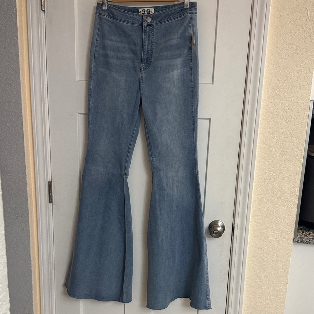 FP Movement by Free People Light Blue Flare Jeans